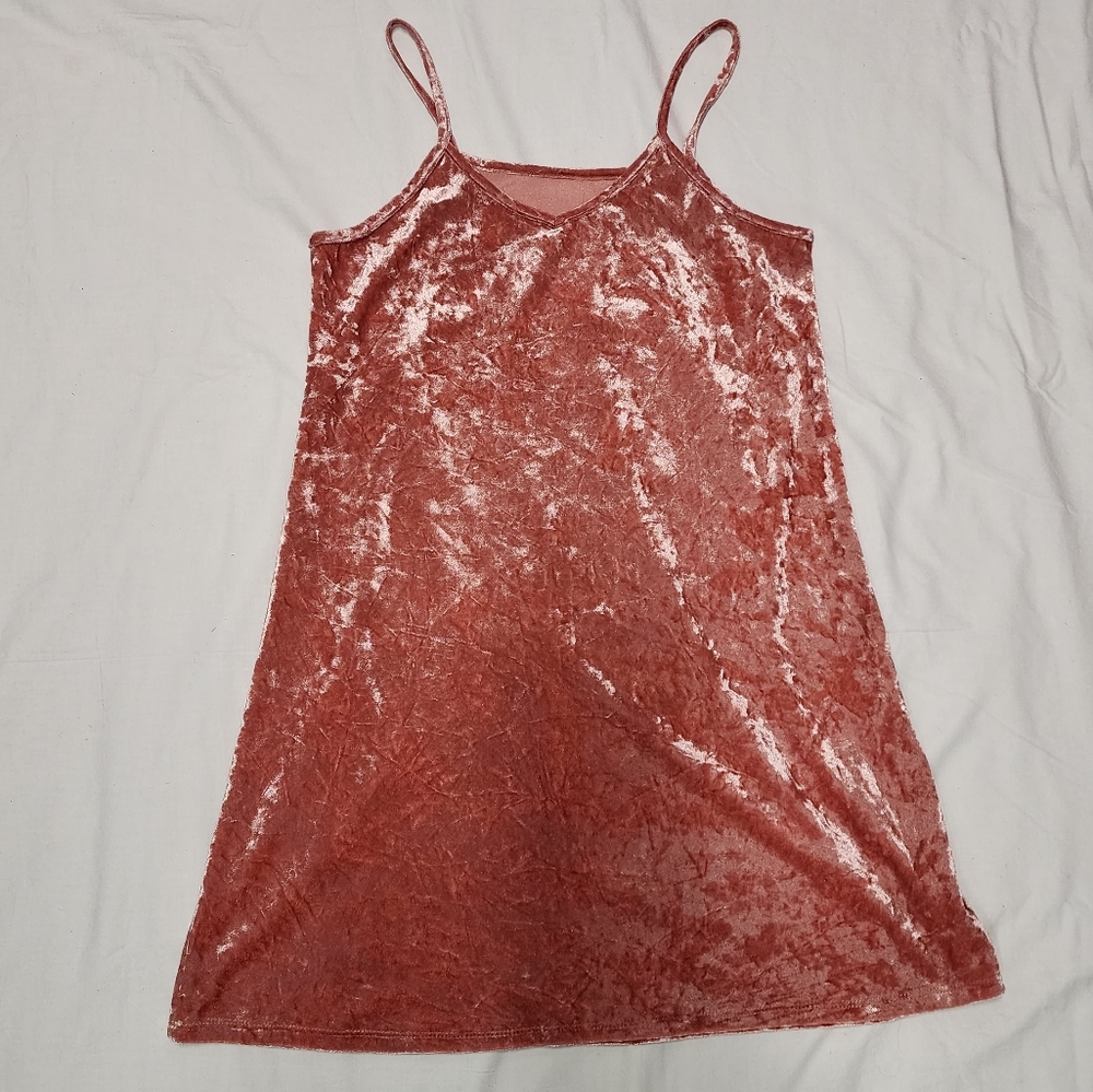 Pink Velvet Dress